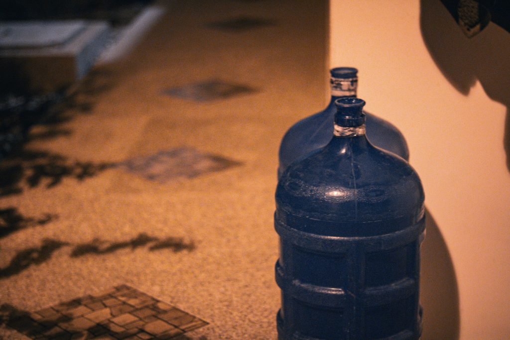 bottled water emergency supply home
