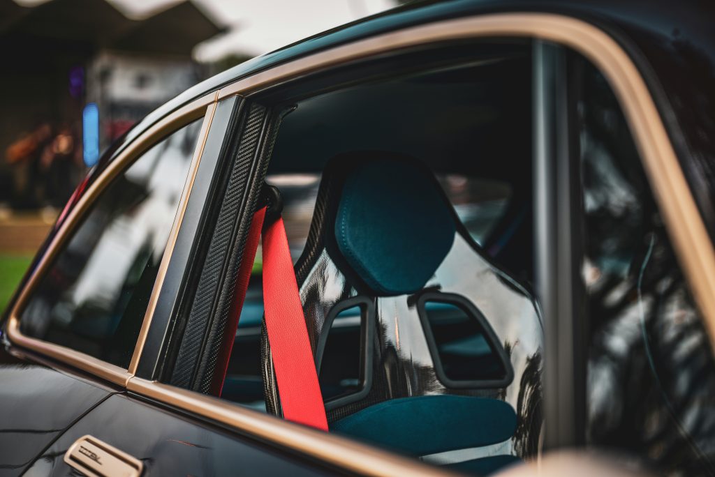 A Small-Town Celebrity In A Seat Belt